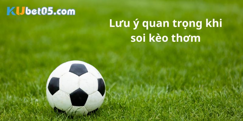 Lưu ý quan trọng khi soi kèo thơm là gì?